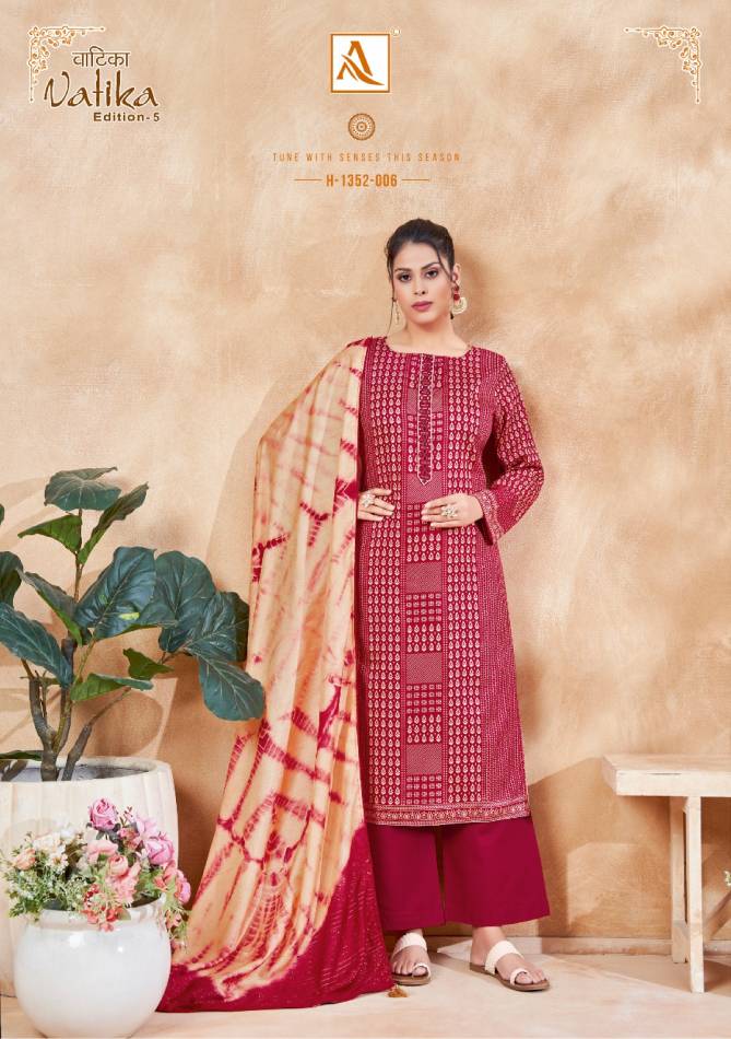 Vatika Edition 5 By Alok Jam Cotton Dress Material Wholesale Clothing Suppliers In India